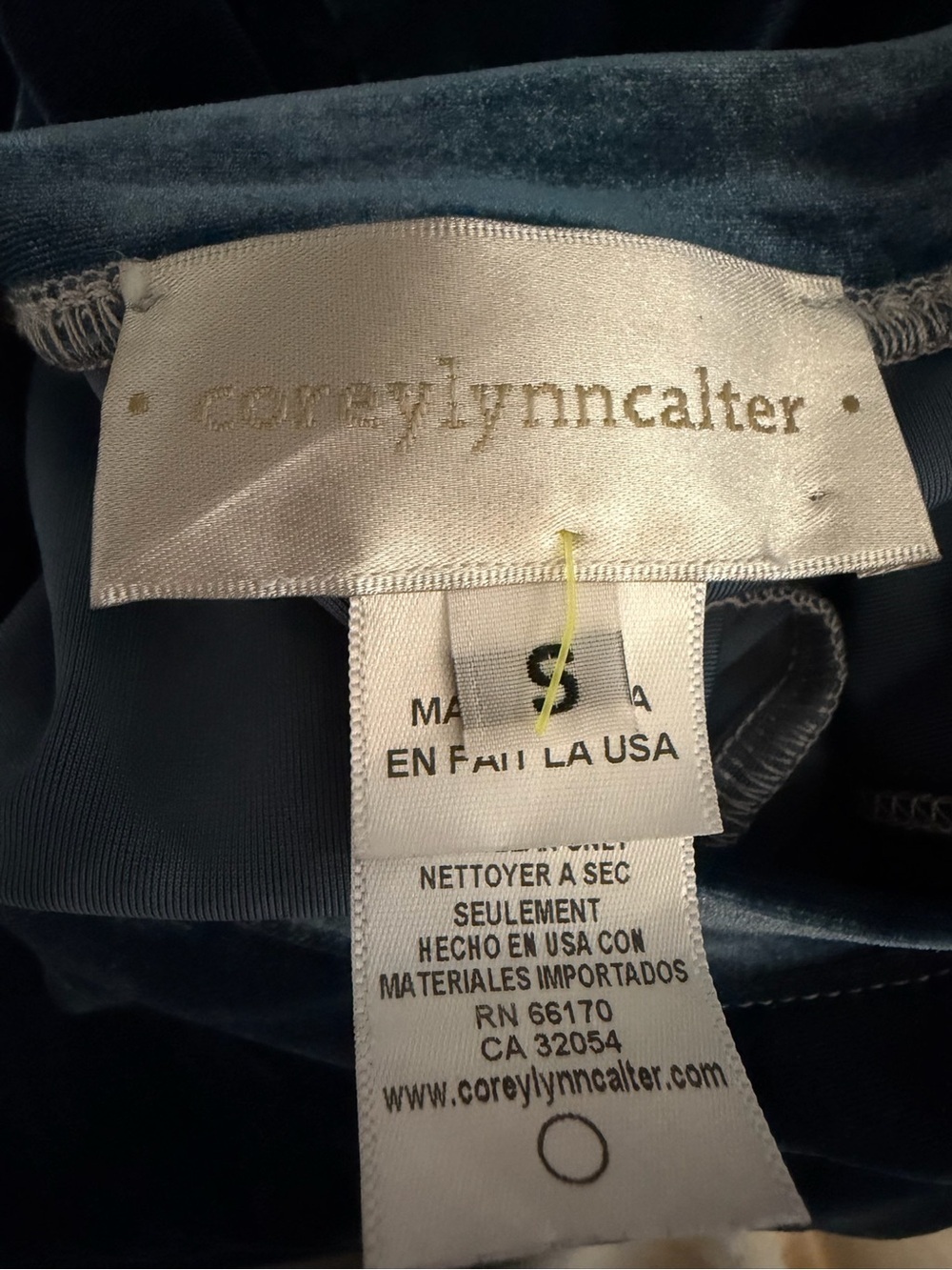 Corey Lynn Calter Navy Blue Midi Dress Size Small 36720 - Picture 9 of 12